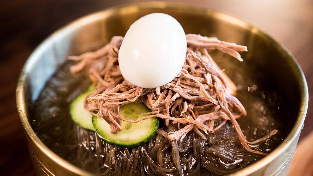 Angus Brisket Cold Buck Wheat Noodle · Cold buck wheat noodles served with premium angus brisket