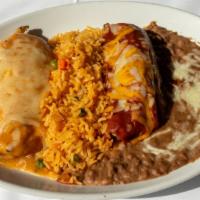 Combos (2 Items) · Served with rice and beans.
*Multiple Chile Rellenos, Tamales extra charge. To avoid charge ...