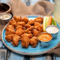 20 Pc All Natural Boneless Wings · All natural (no hormones or antibiotics) breaded, boneless chicken wings cooked to perfectio...