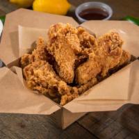 Chicken Wings · Fried Chicken Wings. Choose 5 or 20 wings and pick 1 signature sauce.