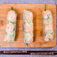 #2. Goi Cuon (3) · Shrimp and pork spring rolls (3).