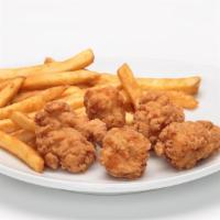 Kid'S Popcorn Chicken · Served with your choice of side.