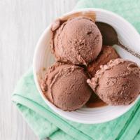 Chocolate Ice Cream · 2 large scoops.
