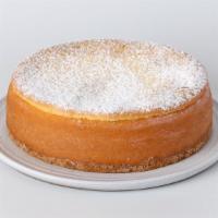 Slice New York Cheesecake · New York style cheesecake with a hint of citrus zest in a delicious graham cracker crust.