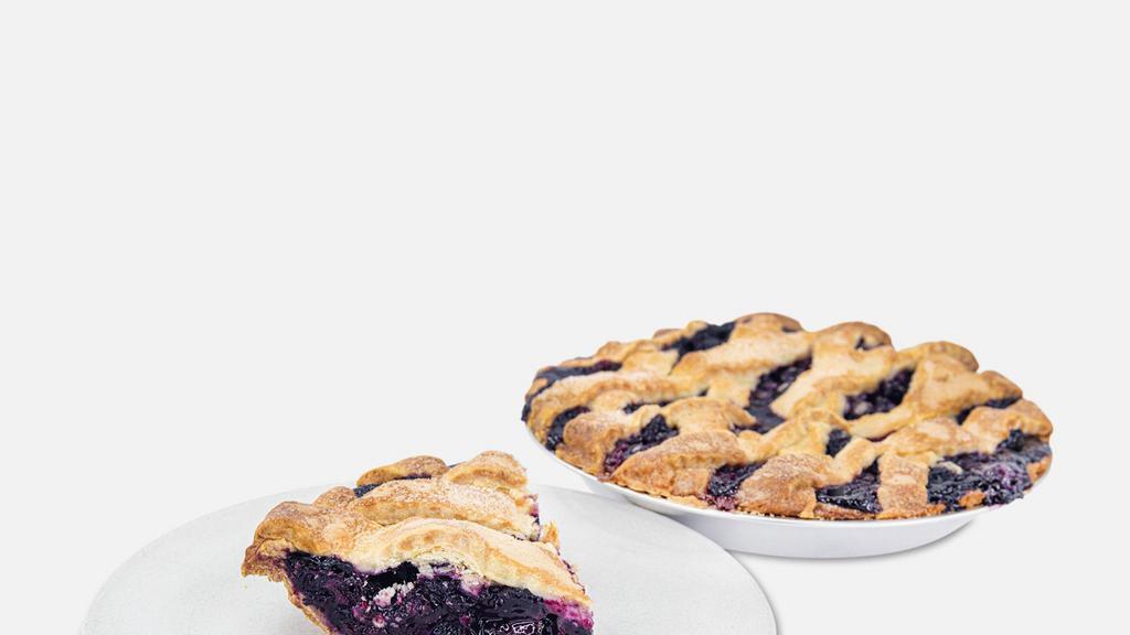 Slice Blueberry Pie · 