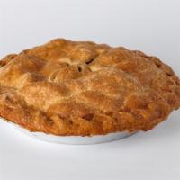 Slice Apple Pie · Pink Lady and Granny Smith apples piled high and baked with cinnamon and nutmeg in a double-...