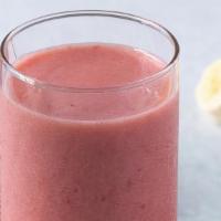 Sky Park Smoothie · Strawberries & banana blended with OJ & ice [V] [GF]