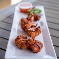 Bacon Wrapped Shrimp · House made shrimp wrapped in bacon and fried to perfection.