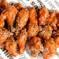 9 Pcs  Sauce- Crispy  Fried Wings · 