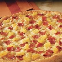 Hawaiian Pizza · Ham, pineapple, mozzarella cheese.