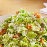 Caesar Salad · Fresh romaine lettuce, croutons, Parmesan cheese, and caesar dressing.