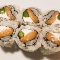 Philadelphia Roll · Rolled with smoked salmon, cream cheese, asparagus.