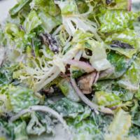 Vietnamese Caesar Salad · Anchovy croutons, figs, herbs, red onion, white anchovies. Can be made gluten-free by removi...