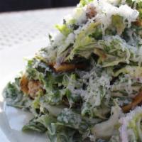 Vietnamese Caesar Salad · Anchovy croutons, grapes, herbs, red onion, white anchovies.