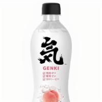Genki Sparkling Water White Peach Flavor 元气森林白桃气泡水 · 