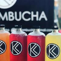 Kc Kombucha · A 16oz growler of Sacramento's own KC Kombucha. Current flavor - Pineapple Hops