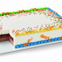 Standard Celebration Cake - Dq® Cake (10 X 14 Inch Sheet) · Whatever the occasion - birthday, retirement, anniversary, welcome home - there is a DQ® cak...