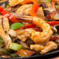 Shrimp Fajitas · Includes rice, beans, salad, and tortillas. What kind of tortillas would you like (flour or ...