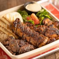Donerg Grill · The DonerG Grill has a taste of all our Meats: Doner Kebab Beef & Chicken, Shish Kebab Beef ...