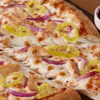 Buffalo Chicken · Hut favorite, spicy. Grilled chicken, banana peppers, and red onions. With buffalo sauce. 19...
