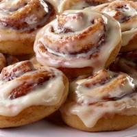 Cinnabon® Mini Rolls · 10 mini cinnamon rolls, topped with signature cream cheese frosting, are the perfect way to ...