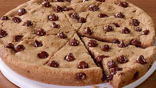 Ultimate Chocolate Chip Cookie  · Pizza night just got a whole lot sweeter. Freshly baked and warm from the oven, our cookie is packed with semi-sweet chocolate chips that melt in your mouth.