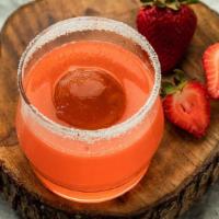 Strawberry Jalapeno · with local strawberries, jalapeño, tequila, agave and fresh lime juice