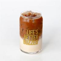 Iced Horchata Latte · Sweetened Cinnamon Rice Milk Made in House with a splash of Almond Milk and Ice.  Topped wit...