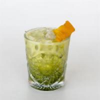 Orange Matcha · Orange Infused Matcha Green Tea with Ice and Coconut Milk