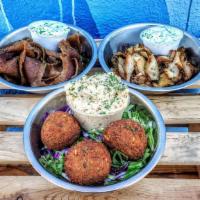 Extra Portions Of Meat And Falafel · Extra portions of meat or falafel balls.