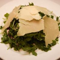 Patriota · For two. Radicchio, arugula and shaved Parmesan cheese with balsamic vinaigrette.