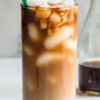 Ice Me Out! (Iced Coffee) · Homemade Iced Coffee w Almond Milk. Comes w Chocolate or Caramel Drizzle & Whipped Cream.