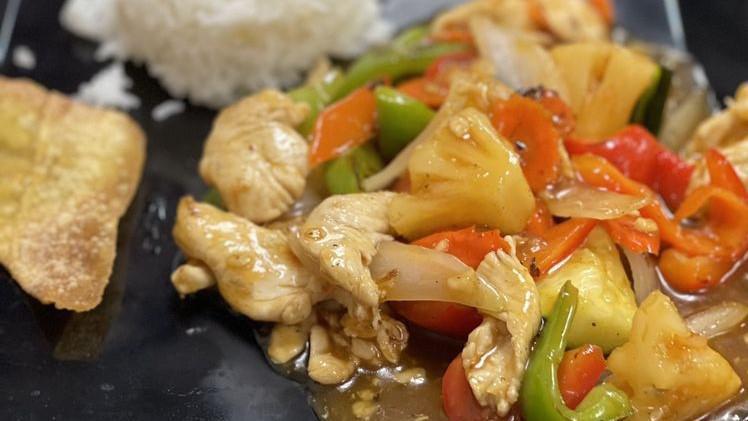 Sweet & Sour Lunch Special · With pineapple, tomatoes, cucumber, bell pepper, onion and carrots.
