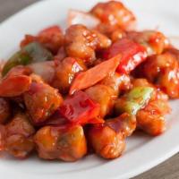 Sweet 'N Sour Chicken · Lightly battered and fried, then glazed in our house-made Sweet 'n Sour sauce with bell pepp...