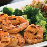 Power Plate With Shrimp · Grilled shrimp and choice of two sides
