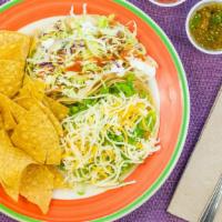 Dos Taco Basket (A La Carte) · Two tacos with your choice of meat
