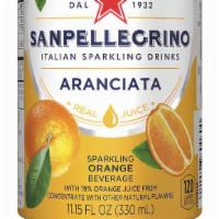 Aranciata · Italian sparkling orange soda.