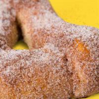 Sinful Cinnamon Pretzel · A whole pretzel baked fresh and tossed with cinnamon sugar. Sweet!.