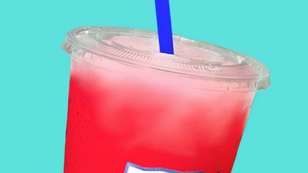 Fresh Strawberry Lemonade · 32 ounces of fresh lemonade with a hit of strawberry served ice cold.