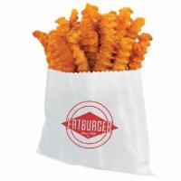 Sweet Potato Fries · Crinkle cut and deep fried crispy, these fries make a pretty sweet meal pairing.