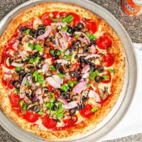 Special Supreme · Mozzarella, Pepperoni, Italian sausage, mushrooms, bell peppers, red onions, and olives.