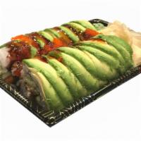Green Dragon · (D.F. shrimp and crabmeat) avocado, special sauce, and tobiko.