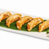 App- Gyoza Dumplings · Your choice of scrumptious deep fried or steamed dumplings filled with chicken and vegetables