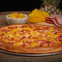 Hawaiian Pizza · Our 14” pizza Starts with our Non-GMO Pizza Sauce made from Fresh Vine-Ripened tomatoes. Our...