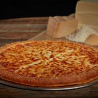 Cheese Bread · Our classic 14” sauce-less pizza. With our two-cheese blend of Mozzarella Cheese. That’s gla...