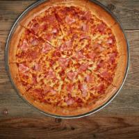 Ham Pizza · Our classic 14” Pizza with our Non-GMO Pizza Sauce made from Fresh Vine-Ripened Tomatoes.” O...