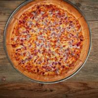 Red Onion · Our classic 14” Pizza with our Non-GMO Pizza Sauce made from Fresh Vine-Ripened Tomatoes.” O...