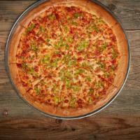 Green Pepper Pizza · Our classic 14” Pizza with our Non-GMO Pizza Sauce made from Fresh Vine-Ripened Tomatoes.” O...