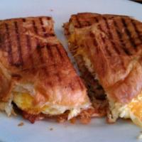 Breakfast Sandwich · Bike_friendly. Egg and choice of meat, bread and cheese.