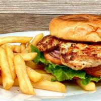 Grilled Chicken Sandwich · Chicken breast fillet marinated and seasoned in our special seasoning.  Served with lettuce,...